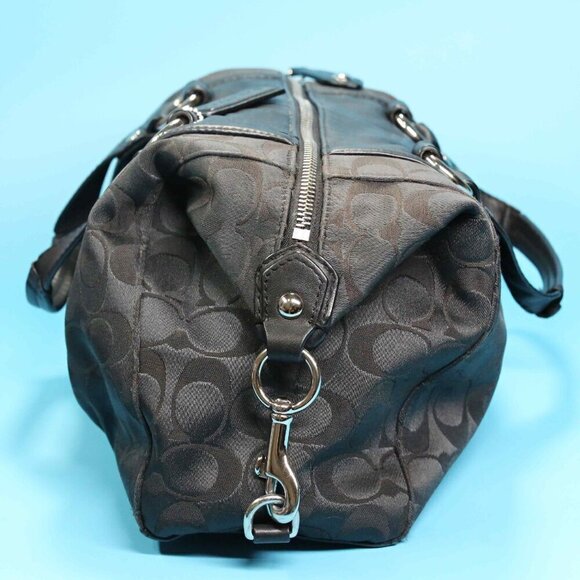 EUC! Coach Signature Black Ashley Satchel - J1261-F19242 - Picture 3 of 10